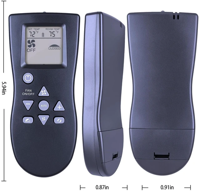 Alt view image 4 of 4 - Remote for MAXXAIR Maxxfan RV Deluxe Plus Vent Fan 7500K 7000K 7500KIF