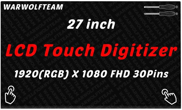 Main image of WARWOLFTEAM Screen Replacement for HP 27-CB 27-CB0203NG 27-CB0244 All in One 27inch 60Hz 30Pins 1920 x 1080 FHD LCD LED Screen Display Digitizer Panel(Only for Touch Version)