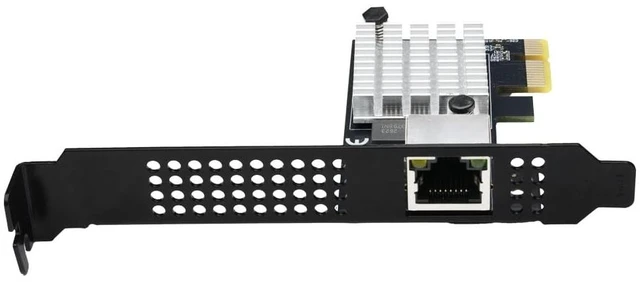 Alt view image 3 of 5 - IO CREST Single Port 10 Gigabit Ethernet PCI-e x1 Network Card RTL8127 Chipset