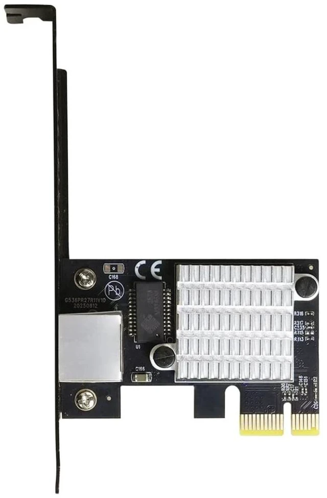 Alt view image 4 of 5 - IO CREST Single Port 10 Gigabit Ethernet PCI-e x1 Network Card RTL8127 Chipset