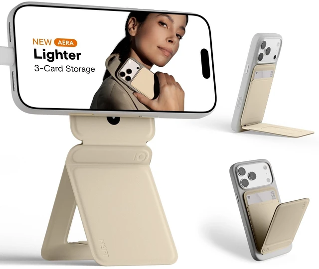 Main image of MOFT Snap Phone Tripod Wallet AERA, NFC-Supported Card Holder, iPhone Stand