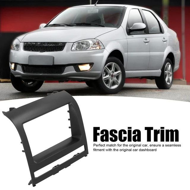 Alt view image 4 of 5 - Ymiko Radio Fascia Navigation Frame, 2DIN Central Control CD Audio Fascia Frame Compatible with Albea Palio 2004-2012