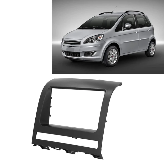 Alt view image 5 of 5 - Ymiko Radio Fascia Navigation Frame, 2DIN Central Control CD Audio Fascia Frame Compatible with Albea Palio 2004-2012