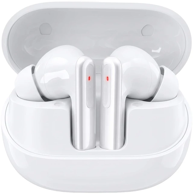 Alt view image 5 of 5 - Wentronic R1 Wireless Earbuds Bluetooth 5.4 Stereo Sound Headphones - White