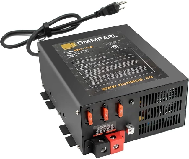 Main image of 75Amp RV Power Converter Built-in 3 Stage Smart Charger