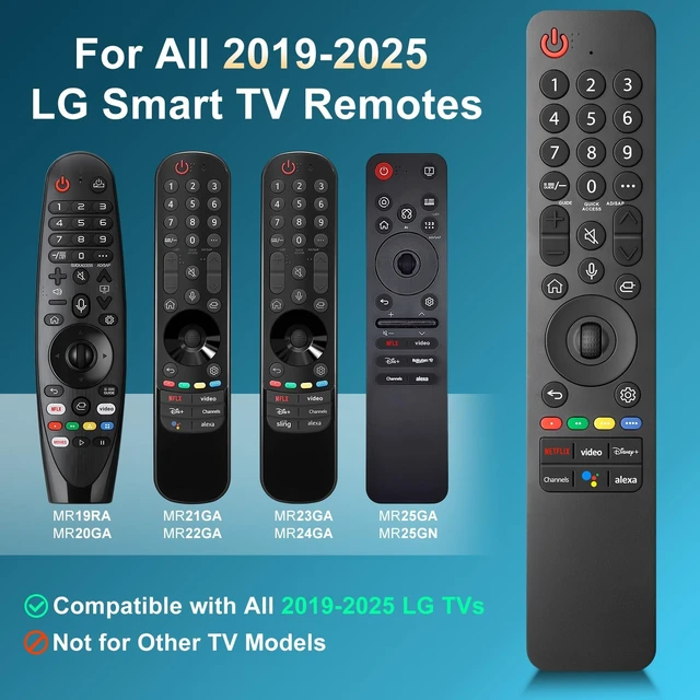 Alt view image 2 of 5 - Voice-Magic-for-LG-TV-Remote-Control-Replacement Compatible with LG MR19GAMR20GAMR21GAMR22GNMR23GA(SlingMR24GNMR25GA.