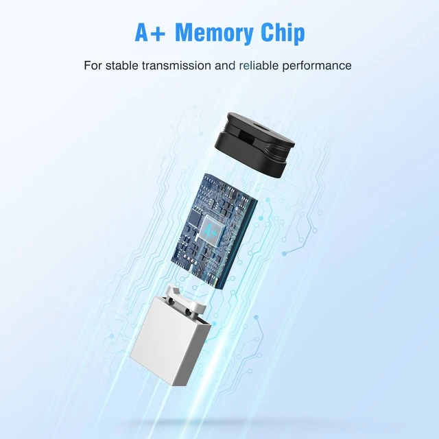 Alt view image 2 of 5 - K&ZZ Flash Drive 16GB USB 2.0 Memory Stick Low Profile Thumb Drive 5 Pack Mini Flash Drives with Lanyard Jump Drive Zip Drive