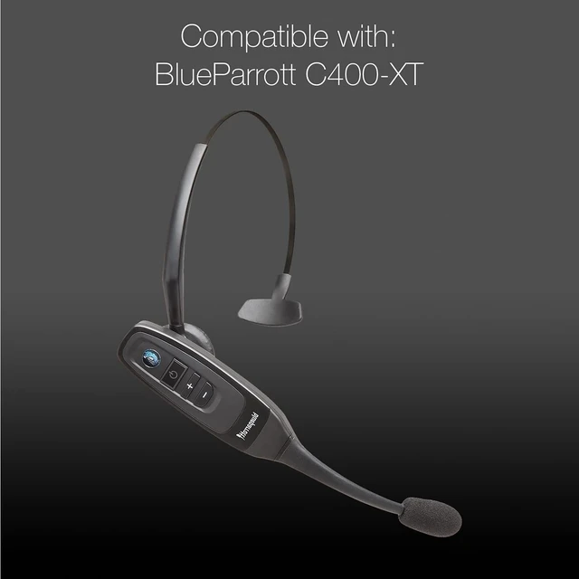 Alt view image 3 of 5 - Ear Cushion Kit for Blue Parrott C400-XT Bluetooth Headset 204159 - Replacement Accessories - Ear Cushions, Microphone Foam Windscreens Covers by Global Teck