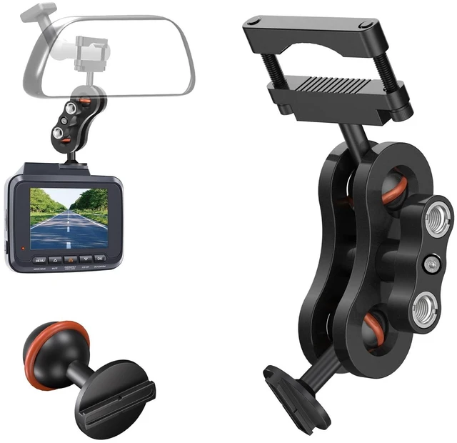 Main image of RNVEASS Dash Cam Mount,Aluminum Rearview Mirror Bracket Installation Kit