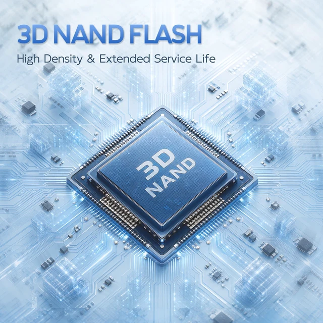 Alt view image 4 of 5 - Bestoss M.2 SATA III 6Gb/s NGFF 512GB SSD 3D NAND Solid State Drive
