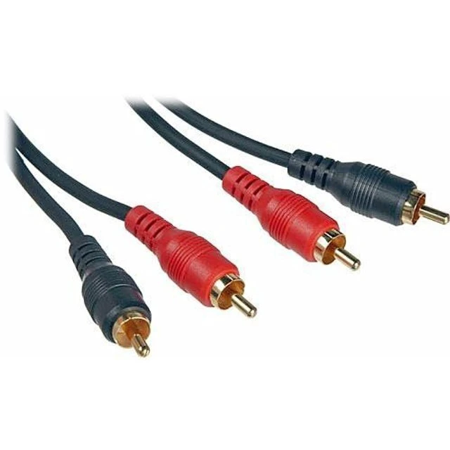 Alt view image 3 of 3 - Rolls HE18 Buzz Off 2-Channel Hum and Buzz Remover with 2 RCA Male to 2 RCA Male Dual Audio Cable 3'