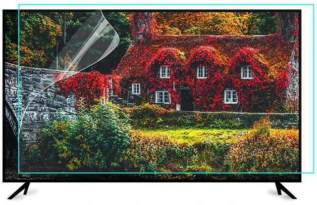 Main image of BU TV Screen Protectors 50 inch Anti Glare TV Screen Film with Blue Light Filter, Glare Reducer for TV, Indoor Outdoor Anti Glare Shield