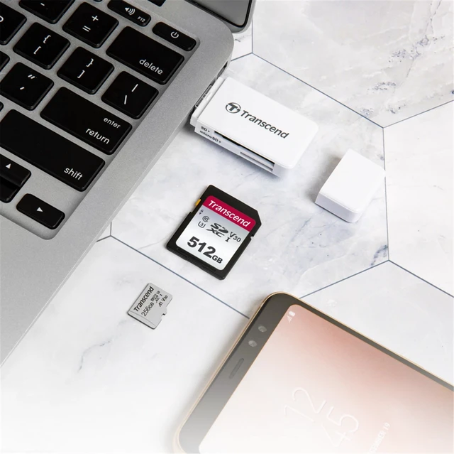 Alt view image 3 of 5 - Transcend 32GB USD300S microSD Card, 100MB/s, UHS-I, C10, U1, A1