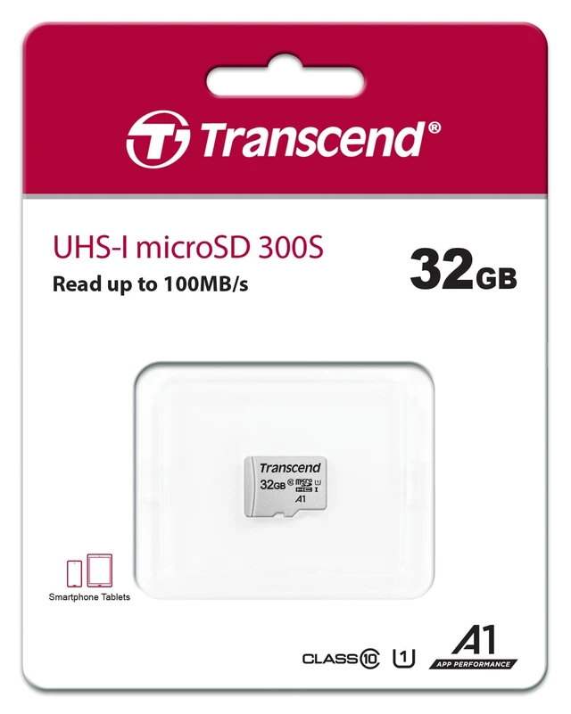 Alt view image 4 of 5 - Transcend 32GB USD300S microSD Card, 100MB/s, UHS-I, C10, U1, A1