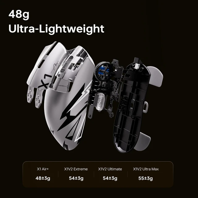 Alt view image 3 of 5 - ATK Blazing Sky X1 V2 Air+ Wireless Gaming Mouse - Orange