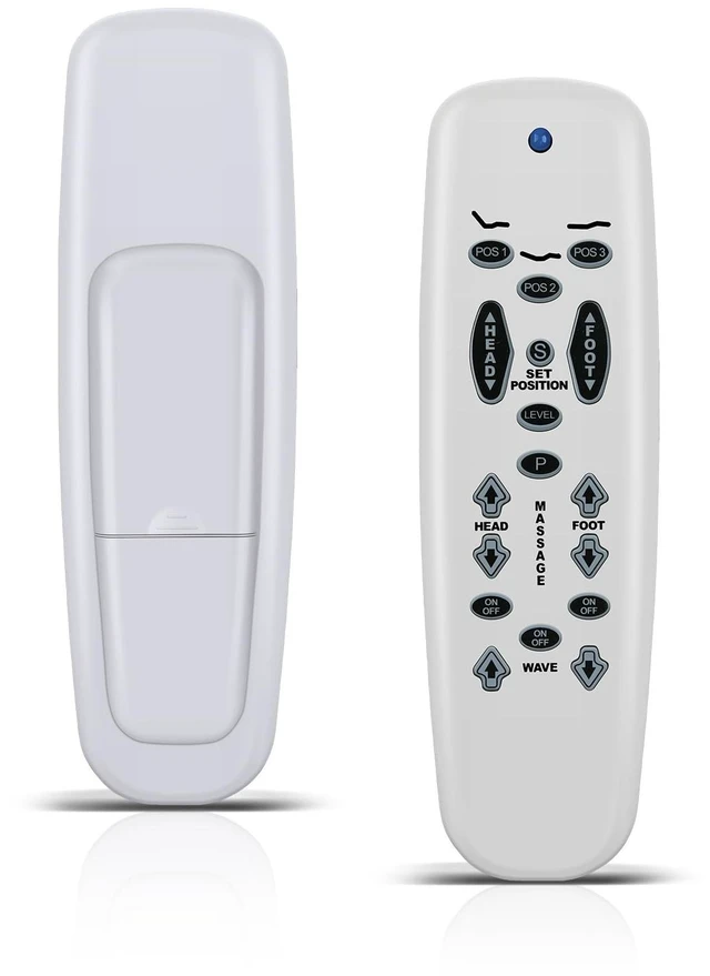 Main image of New Bed Replacement fit for Leggett & Platt E95 Tempurpedic Ergo Raven Lifestyles S-Cape E95 Leggett and Platt Basis C3 Adjustable Bed Remote Control (White)