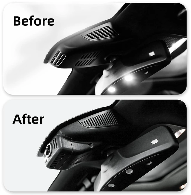 Alt view image 3 of 5 - G10 Front 4K +Rear 2K Dash Cam Custom Fit for Mercedes-Benz GLC43/ GLC200/ GLC260/GLC300/ C180L/C200L/ C260/C300/ E200L/ E300/E350/ SLC, 4K+2K Dual Record, Built-in WiFi & APP, FREE128G