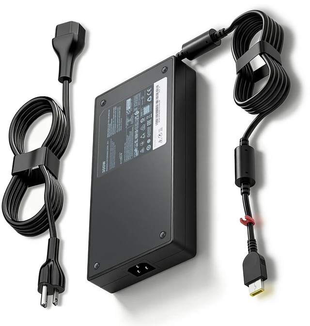 Main image of 300W Slim 20V 15A AC Adapter Replacement for Lenovo Gaming Laptop Charger