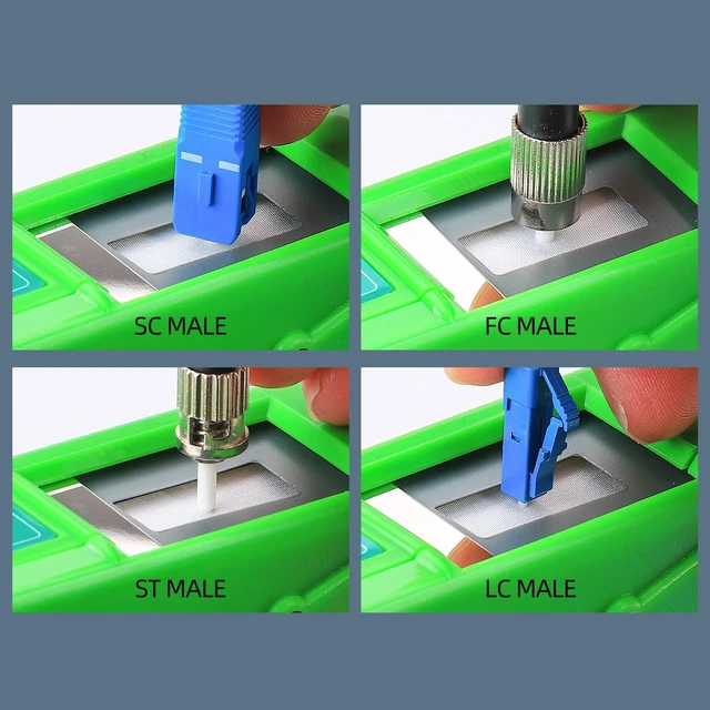 Alt view image 5 of 5 - Fiber Optic Cleaning Box for SC/LC/FC Connectors, Professional Fiber Adapter Port Cleaner Kit