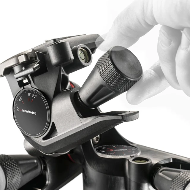 Alt view image 2 of 5 - Manfrotto MHXPRO-3WG Geared 3-Way Pan/Tilt Head, Black