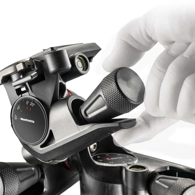 Alt view image 3 of 5 - Manfrotto MHXPRO-3WG Geared 3-Way Pan/Tilt Head, Black