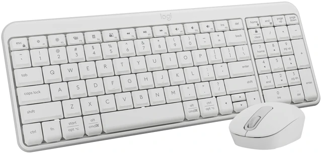 Main image of Logitech MK250 Compact Wireless Bluetooth Keyboard and Mouse Combo - White