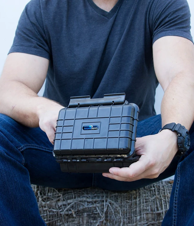 Alt view image 3 of 5 - CASEMATIX External Hard Drive Travel Case Compatible with GTechnology GDrive Mobile 1Tb, 2Tb, 4tb USB 3.0 or USB C Portable Hard Drives - Waterproof Case Only