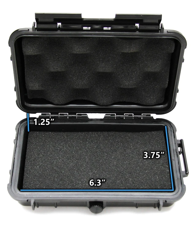 Alt view image 4 of 5 - CASEMATIX External Hard Drive Travel Case Compatible with GTechnology GDrive Mobile 1Tb, 2Tb, 4tb USB 3.0 or USB C Portable Hard Drives - Waterproof Case Only