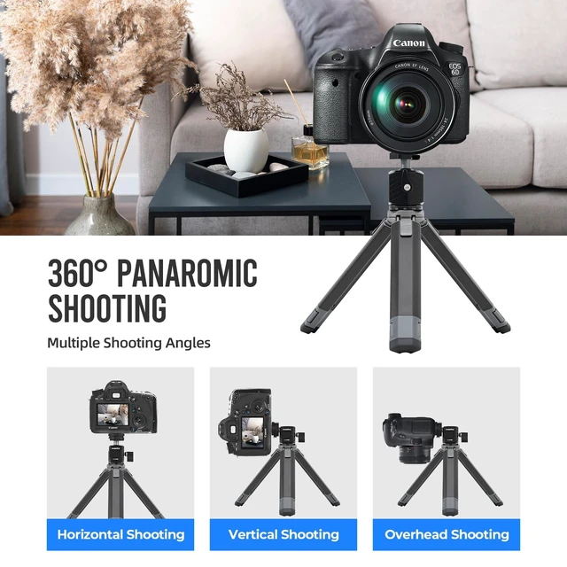 Alt view image 4 of 5 - AMBITFUL GT-07 Mini Tripod,360 Ball Head,Cold Shoe 1/4" Screw