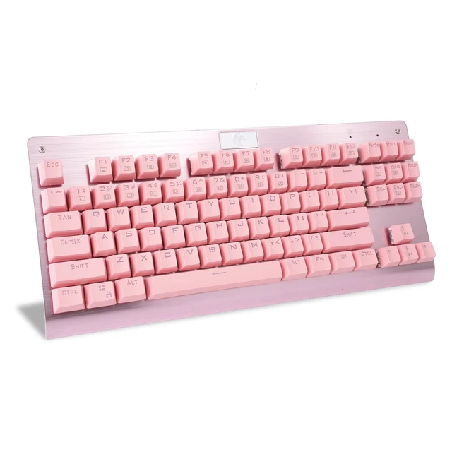 Alt view image 2 of 5 - Mechanical Keyboard with Tactile Brown Switches, 87-Key,9-Mode LED Backlit