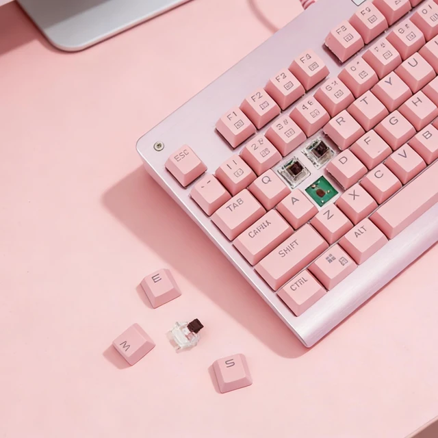 Alt view image 5 of 5 - Mechanical Keyboard with Tactile Brown Switches, 87-Key,9-Mode LED Backlit