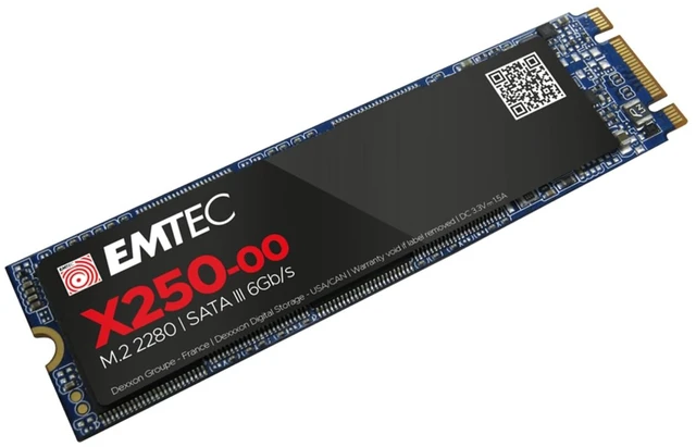 Main image of Emtec X250 Power Plus M.2 SATA SSD (512GB)
