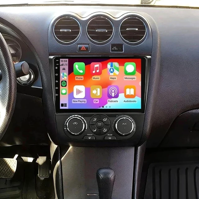 Main image of 5G WiFi Double Din Car Radio for Nissan Altima 2008-2012 Head Unit, 4 Core 9 Inch Android 15 Touch Screen Car Stereo with Wireless Carplay Android Bluetooth Backup Camera WiFi FM Mirror Link 4+