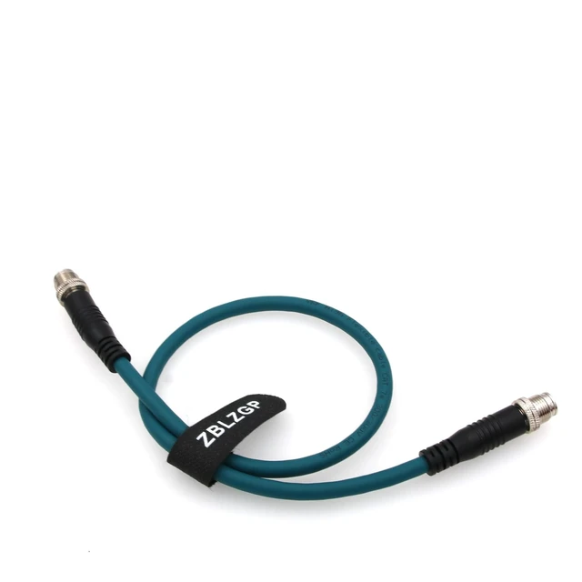 Alt view image 3 of 5 - ZBLZGP M12 8 Pin X-Code Anti UV Cable, Ideal for Outdoor LED Display Installations, Street Lighting Networks and Outdoor Advertising Systems 50cm