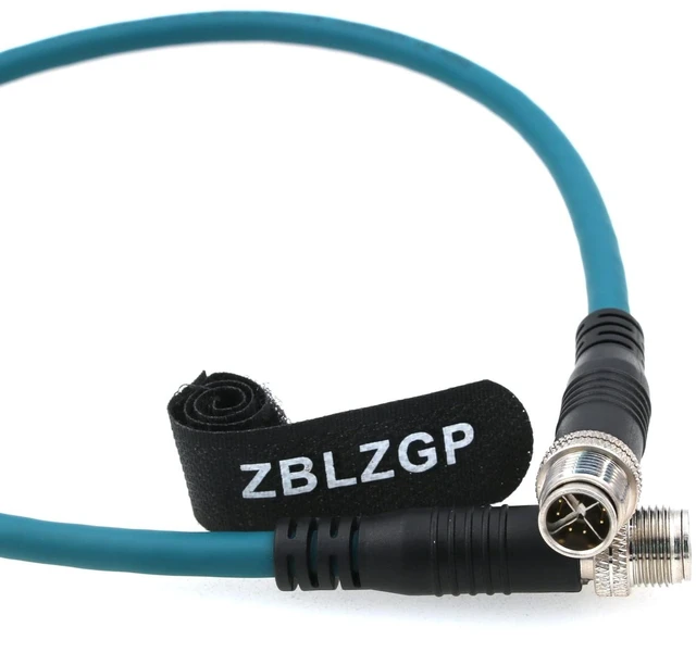 Alt view image 4 of 5 - ZBLZGP M12 8 Pin X-Code Anti UV Cable, Ideal for Outdoor LED Display Installations, Street Lighting Networks and Outdoor Advertising Systems 50cm
