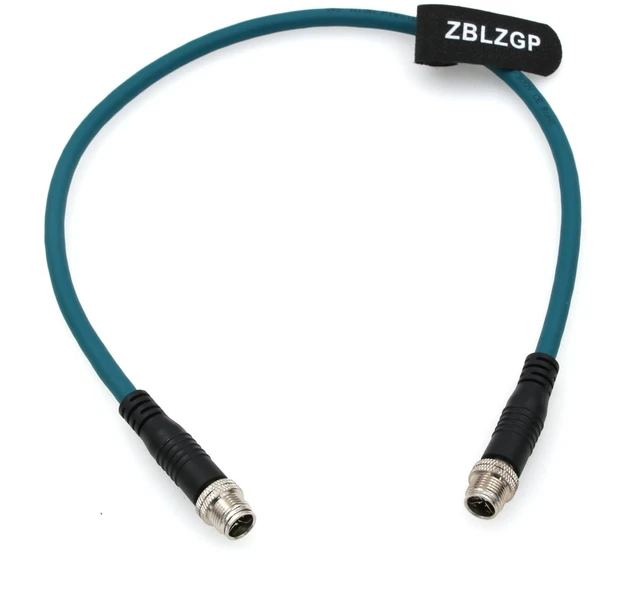 Alt view image 5 of 5 - ZBLZGP M12 8 Pin X-Code Anti UV Cable, Ideal for Outdoor LED Display Installations, Street Lighting Networks and Outdoor Advertising Systems 50cm