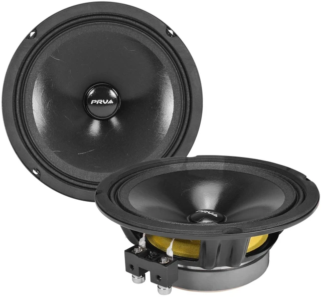 Main image of PRV AUDIO 6.5 Inch Full Range Car Speakers 200 Watts per Pair 4 Ohm RS65-PRO, Premium OEM Replacement Speaker - Great for Car Stereo Sound System with Amplifier (Pair)