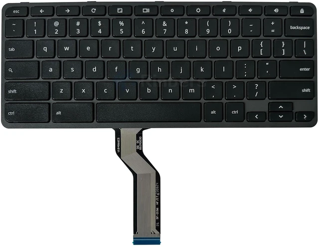 Main image of Rinbers Laptop US Keyboard for Acer Chromebook 11 Spin 311 R721T Keyboard Replacement NK.I111S.086 NK.I111S.0BA (Lock Key)