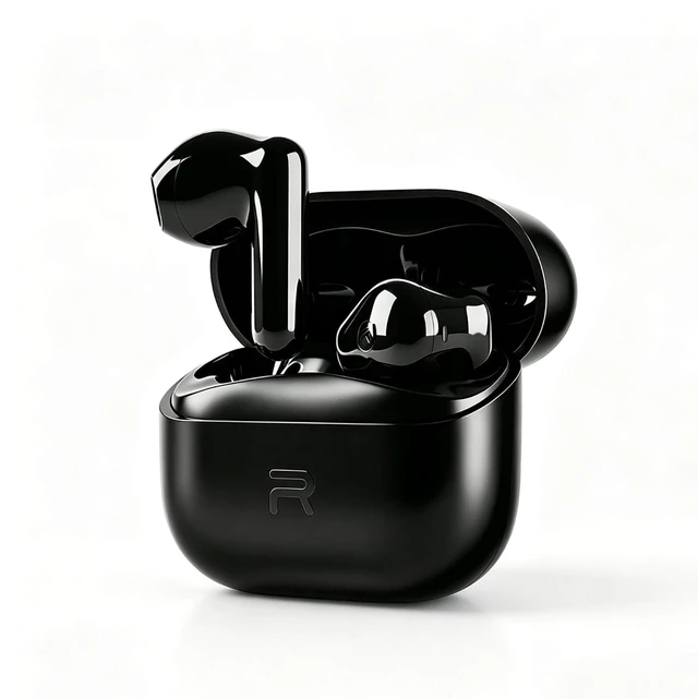 Main image of Black Long Battery Life Wireless Earbuds Budget for iPhone Android
