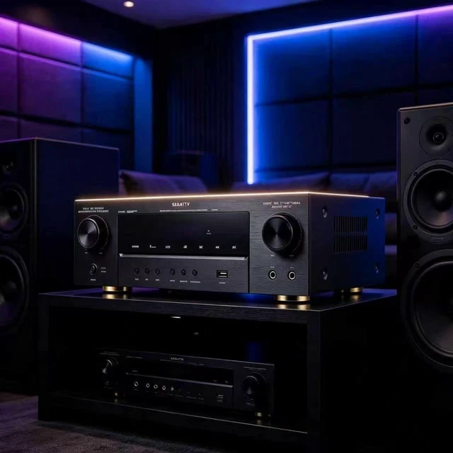 Alt view image 3 of 5 - SOBATTY 7.1 Channel AV Receiver ^^ Audio Amplifier with Subwoofer Output, Bluetooth Streaming ^^ Surround Sound System for TV, Home Stereo Receiver for Home Theater.