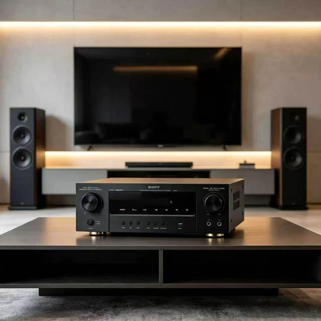 Alt view image 4 of 5 - SOBATTY 7.1 Channel AV Receiver ^^ Audio Amplifier with Subwoofer Output, Bluetooth Streaming ^^ Surround Sound System for TV, Home Stereo Receiver for Home Theater.