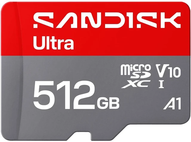 Main image of SANDISK 512GB Ultra microSD Card + Adapter, Up to 195MB/s Read Speeds