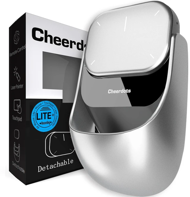 Main image of Cheerdots2 Recording Touchpad Bluetooth Mouse, Presentation Mode, Magnetic Detachable Design, Smart Software Control, Portable for Meetings & Work, Intelligent Audio Recording & Saving(Voice Record)