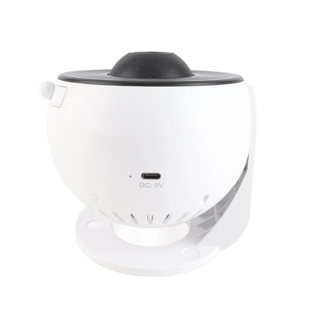 Alt view image 3 of 5 - ZAICOLER Globe Projection Lamp, Star Projector with High Definition Lenses and Manual Focusing Design for Bedroom Living Room Parties, Black and White Style