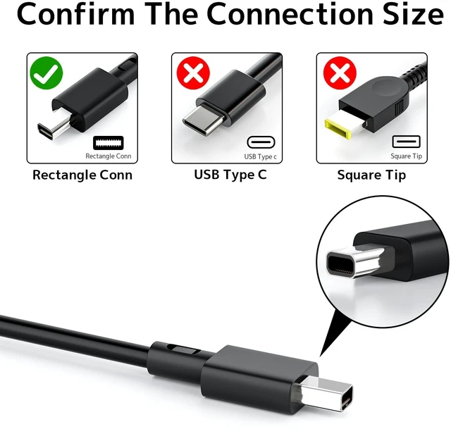 Alt view image 2 of 5 - 380W Laptop Charger ADP-380AB B Fit for Asus ROG Strix G16 G18 Scar 18 16