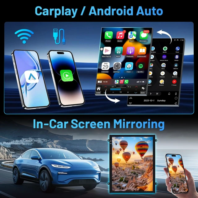 Alt view image 2 of 5 - 8Core 4GB+64GB ROM Andriod 15 Car Radio for Chevy Cruze 2009-2015