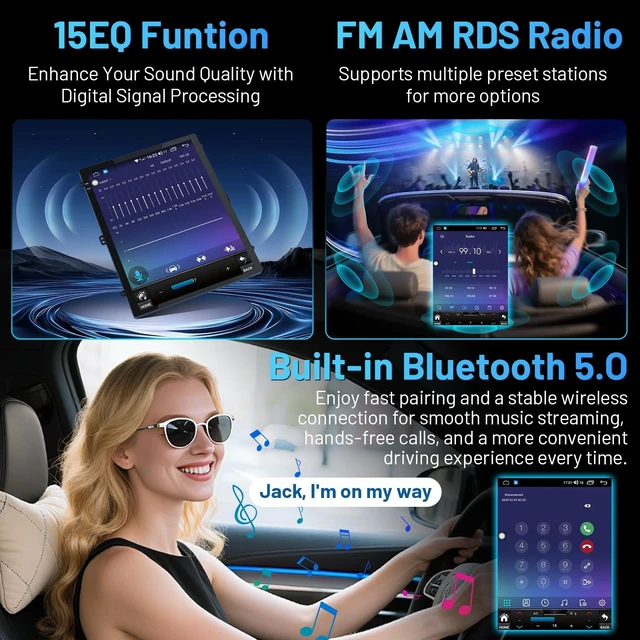 Alt view image 5 of 5 - 8Core 4GB+64GB ROM Andriod 15 Car Radio for Chevy Cruze 2009-2015