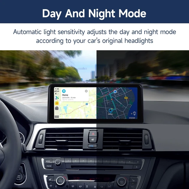 Alt view image 4 of 5 - Linux Screen 10.25 Inch Touchscreen Wireless CarPlay for BMW 3 Series 4 Series F30 F31 F32 F33 F34 F36 from 2012 to 2015 NBT Linux System Bluetooth GPS Navigation