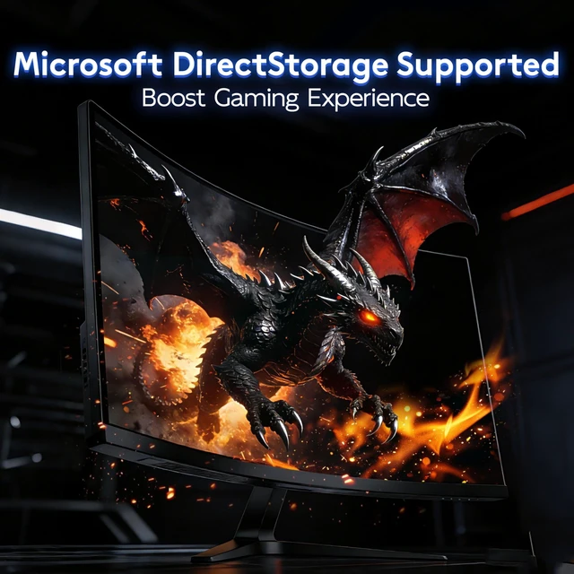 Alt view image 4 of 5 - Bestoss NVMe M.2 2280 SSD 1TB Internal PCIe 5.0,Up to 14000MB/s, DRAM Cache