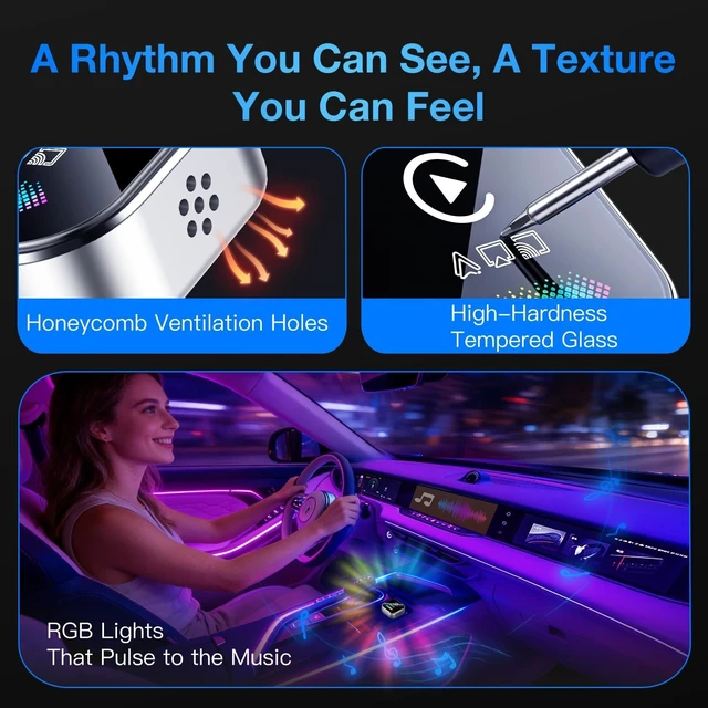 Alt view image 5 of 5 - Wireless CarPlay Adapter for iPhone 2027 Upgraded 4-in-1 Dongle with AirPlay & Screen Mirroring, Low Latency, 5-Second Auto Connect for Wired Cars, Includes USB A/CSilvery